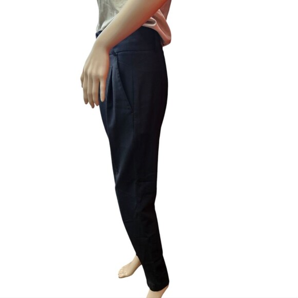 Maje Wool Blend Trousers in Black - Picture 3 of 10